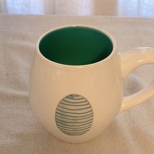 Rae Dunn Easter mug with blue interior